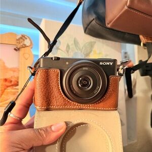 Sony Black and Brown Digital Camera